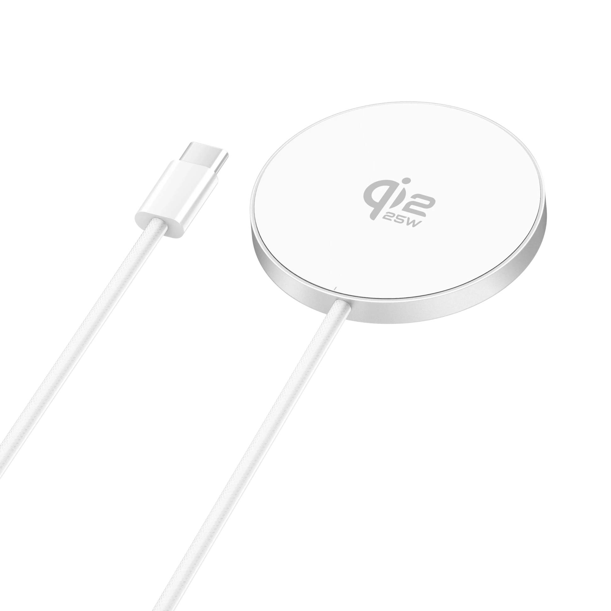 ELFESOUL 25W Magnetic Wireless Fast Charging Pad (2-Pack, 4ft Braided Cable) - ELFESOUL