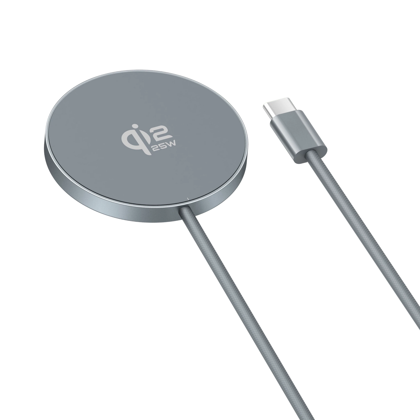 ELFESOUL 25W Magnetic Wireless Fast Charging Pad (2-Pack, 4ft Braided Cable) - ELFESOUL