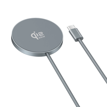 ELFESOUL 25W Magnetic Wireless Fast Charging Pad (2-Pack, 4ft Braided Cable) - ELFESOUL