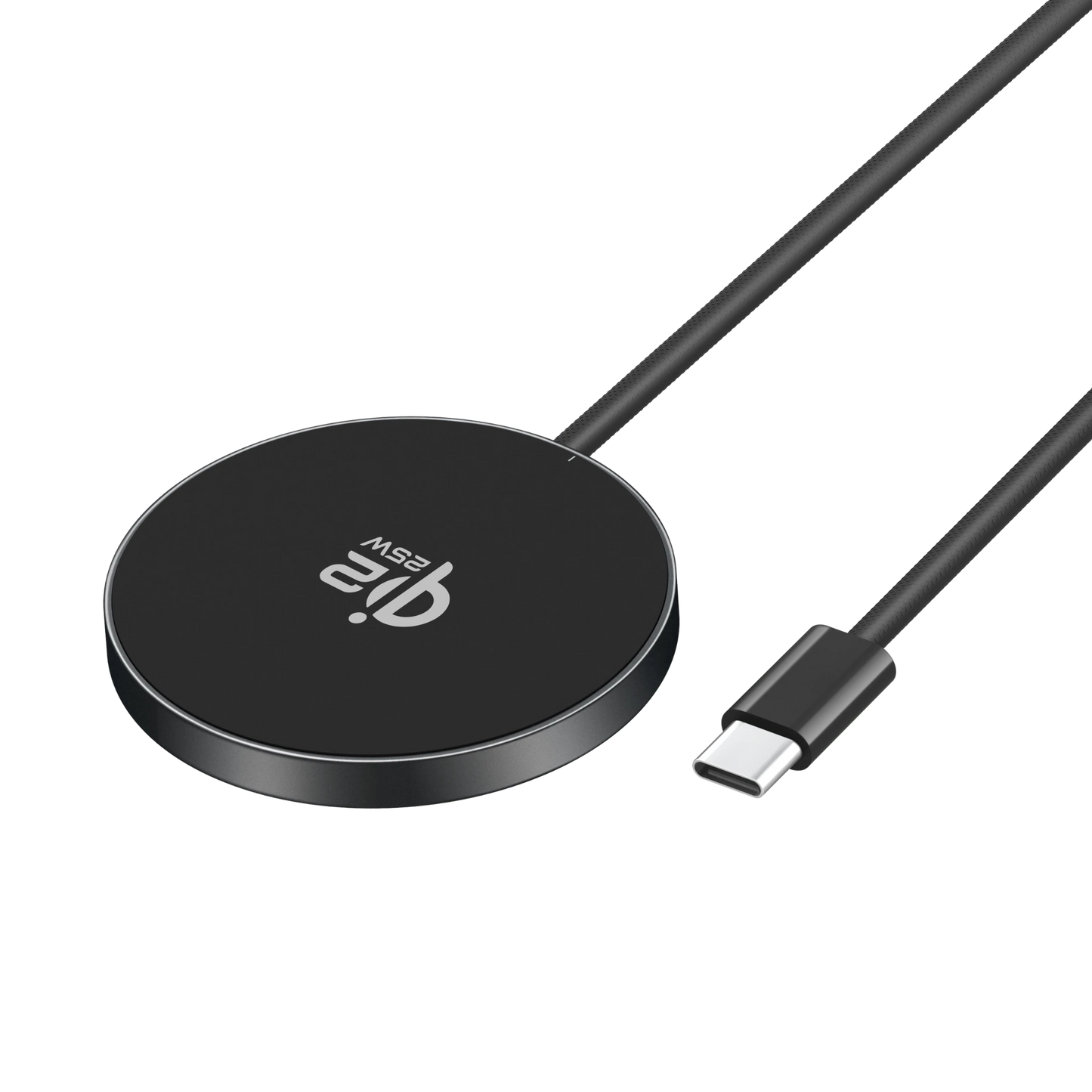 ELFESOUL 25W Magnetic Wireless Fast Charging Pad (2-Pack, 4ft Braided Cable) - ELFESOUL
