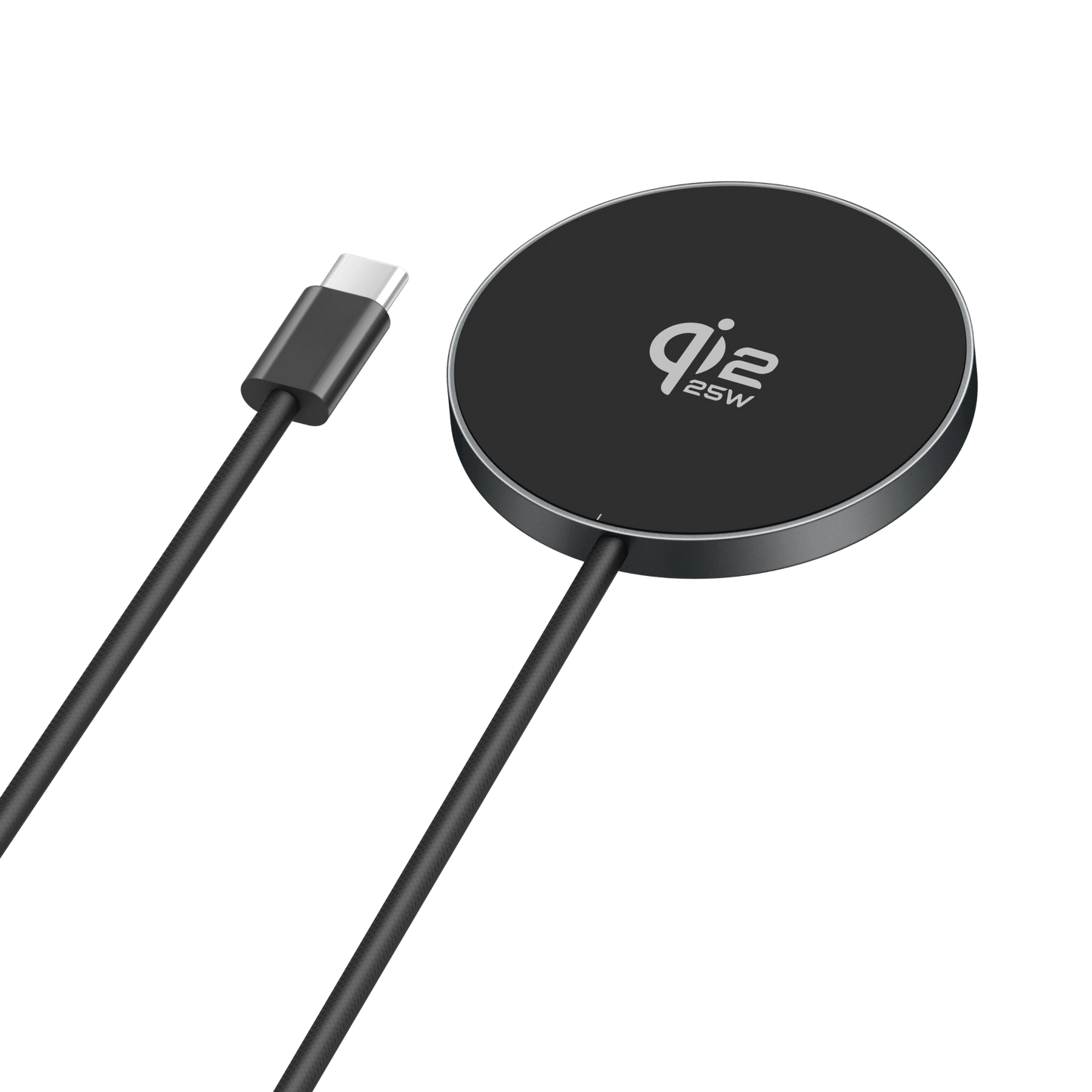ELFESOUL 25W Magnetic Wireless Fast Charging Pad (2-Pack, 4ft Braided Cable) - ELFESOUL