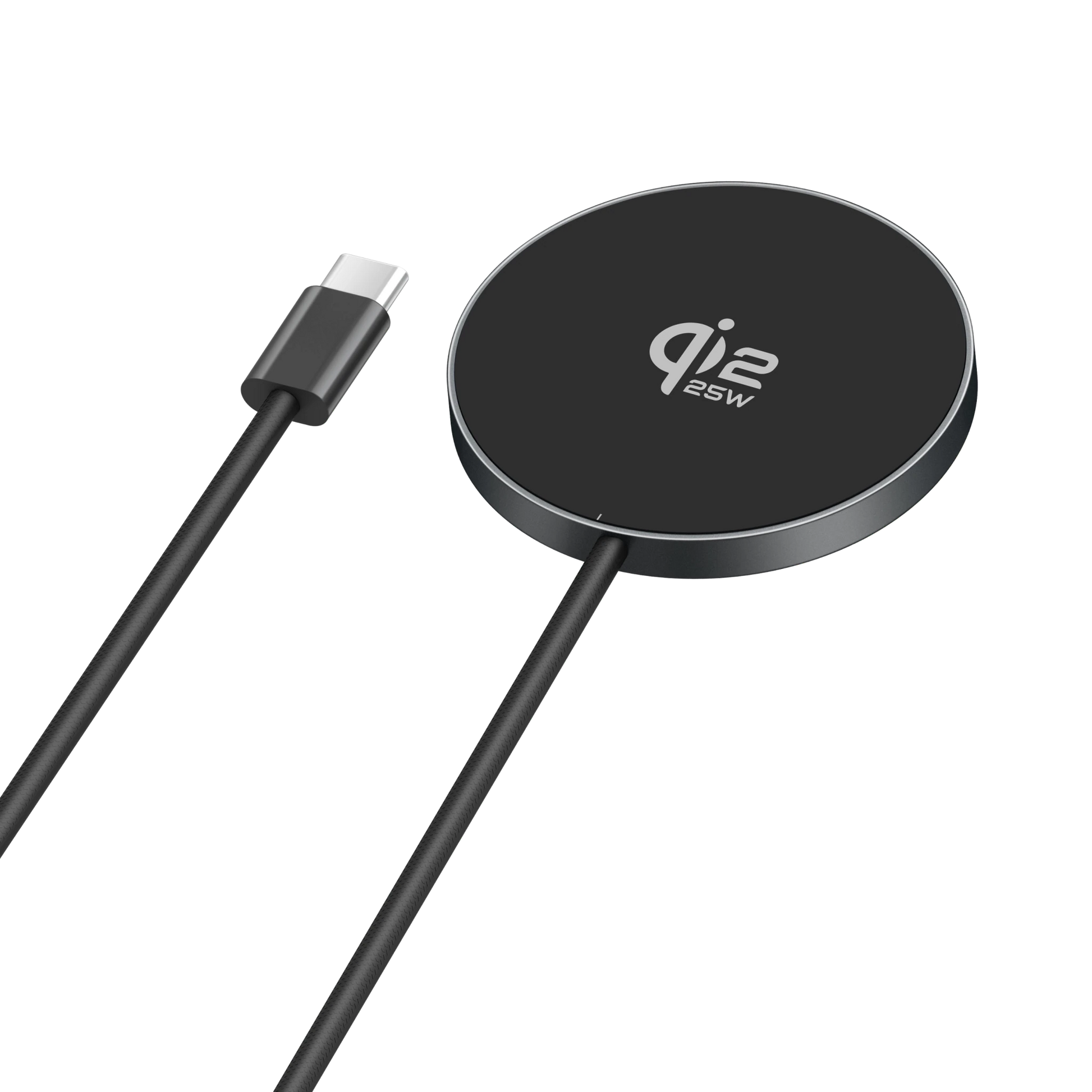 ELFESOUL 25W Magnetic Wireless Fast Charging Pad (2-Pack, 4ft Braided Cable) - ELFESOUL