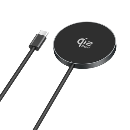 ELFESOUL 25W Magnetic Wireless Fast Charging Pad (2-Pack, 4ft Braided Cable) - ELFESOUL