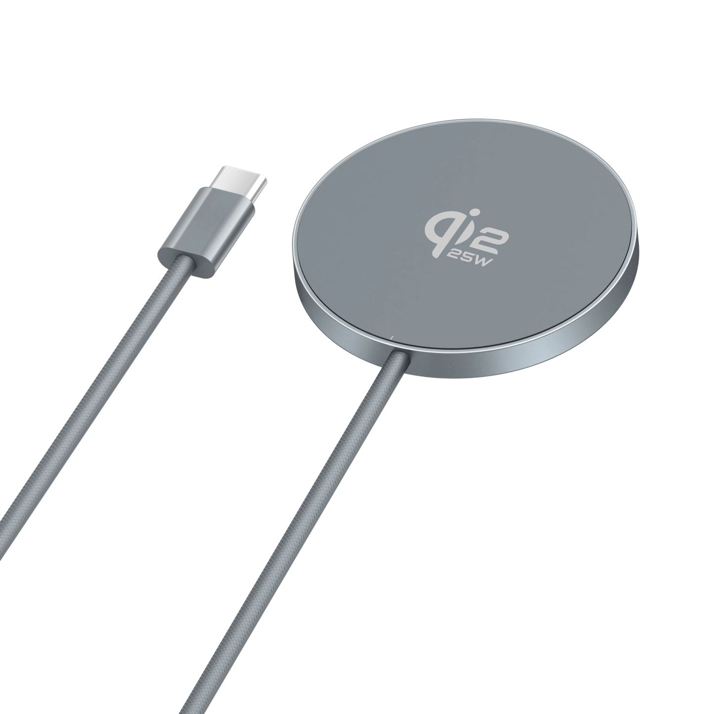 ELFESOUL 25W Magnetic Wireless Fast Charging Pad (2-Pack, 4ft Braided Cable) - ELFESOUL