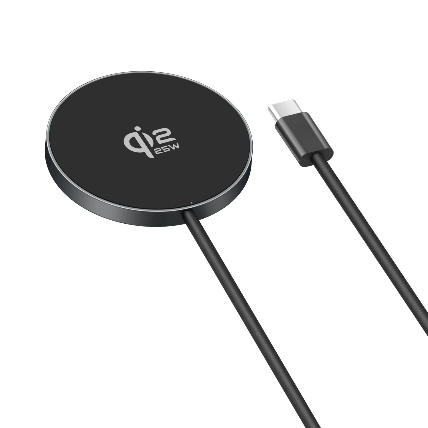 ELFESOUL 25W Magnetic Wireless Fast Charging Pad (2-Pack, 4ft Braided Cable) - ELFESOUL