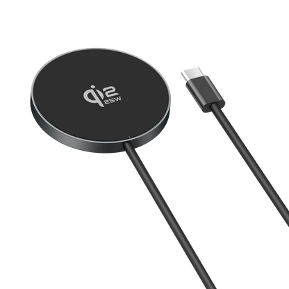 ELFESOUL 25W Magnetic Wireless Fast Charging Pad (2-Pack, 4ft Braided Cable) - ELFESOUL