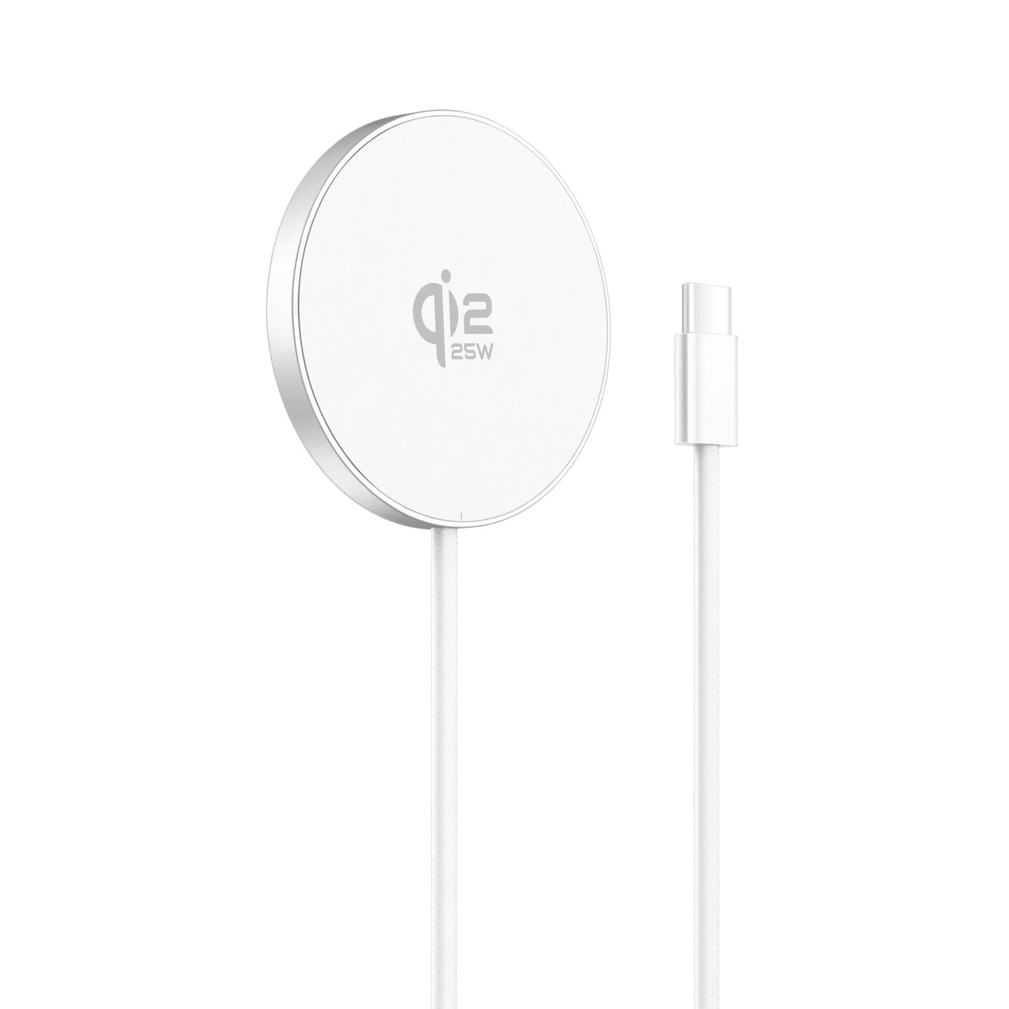 ELFESOUL 25W Magnetic Wireless Fast Charging Pad (2-Pack, 4ft Braided Cable) - ELFESOUL