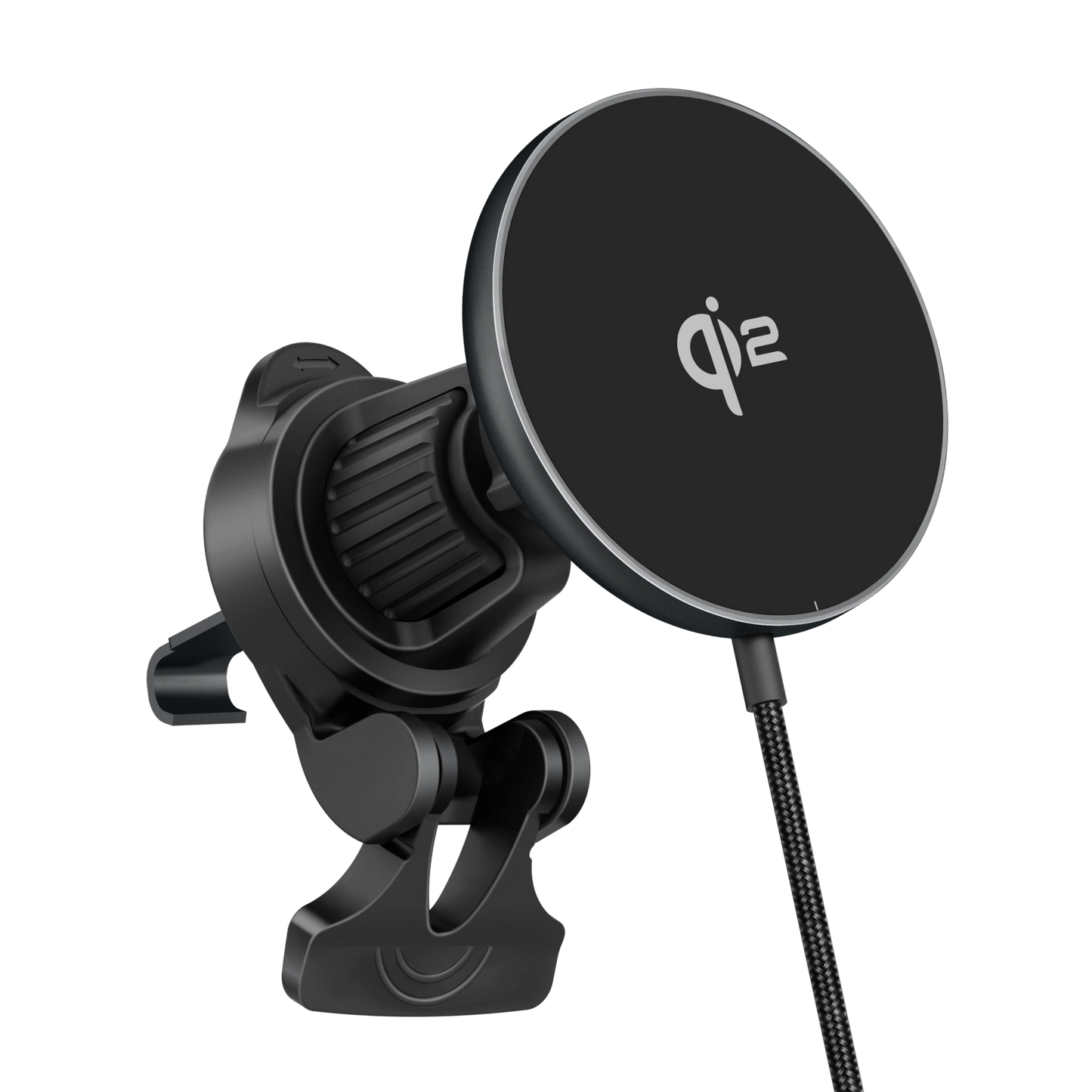 ELFESOUL 25W Qi2.2 Magnetic Wireless Car Charger Mount (360° Air Vent Stand) - ELFESOUL