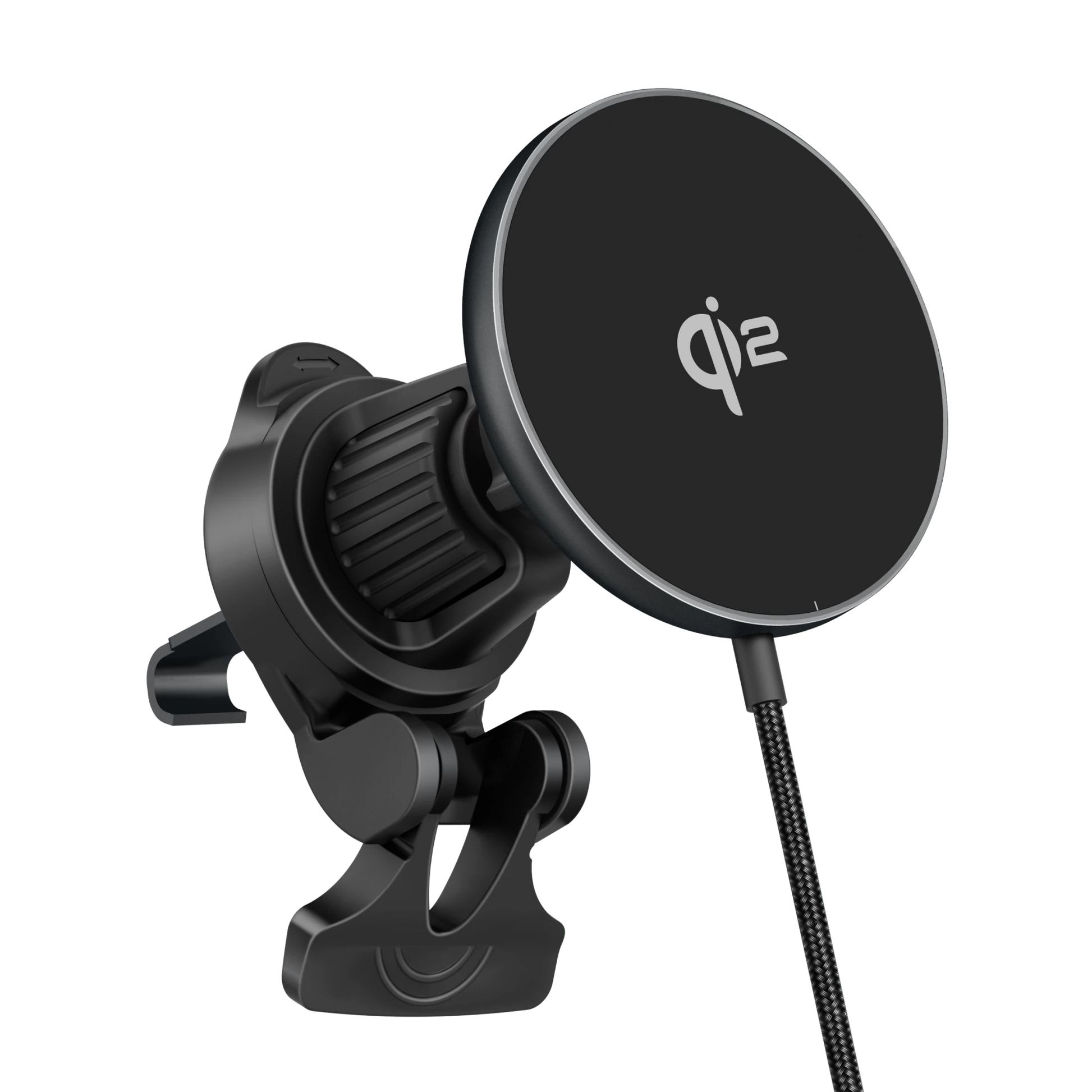 ELFESOUL 25W Qi2.2 Magnetic Wireless Car Charger Mount (360° Air Vent Stand) - ELFESOUL