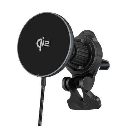 ELFESOUL 25W Qi2.2 Magnetic Wireless Car Charger Mount (360° Air Vent Stand) - ELFESOUL