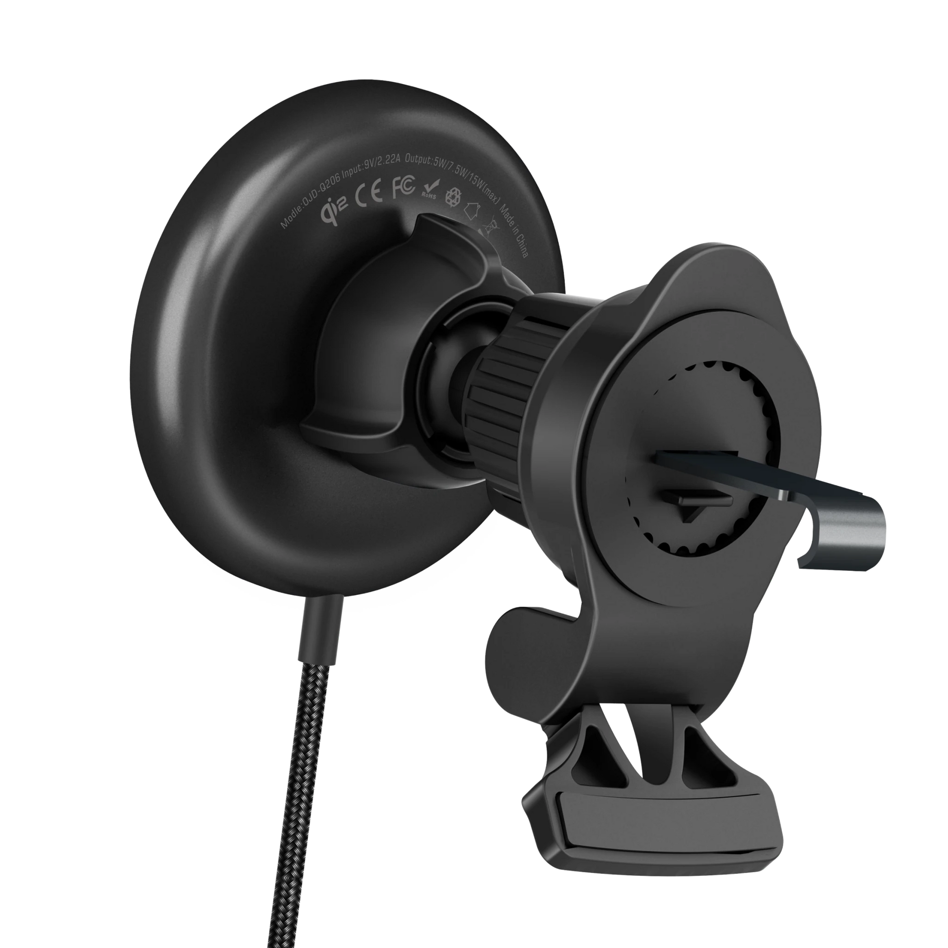 ELFESOUL 25W Qi2.2 Magnetic Wireless Car Charger Mount (360° Air Vent Stand) - ELFESOUL