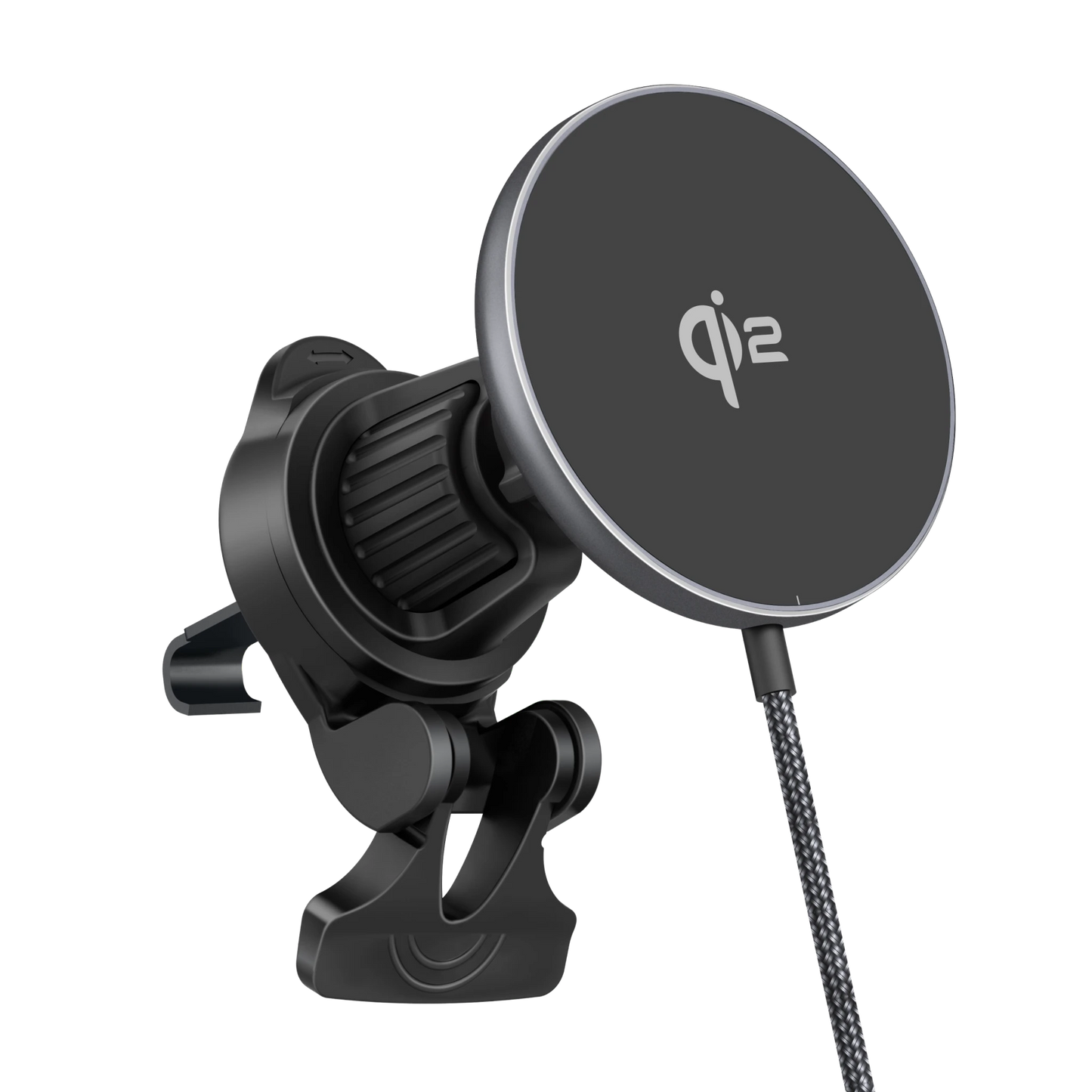 ELFESOUL 25W Qi2.2 Magnetic Wireless Car Charger Mount (360° Air Vent Stand) - ELFESOUL
