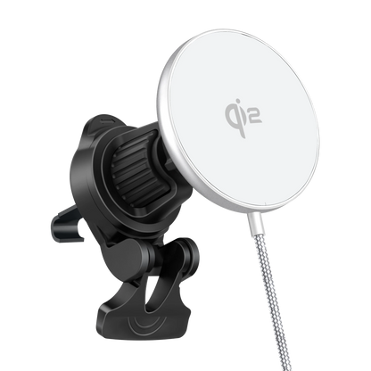 ELFESOUL 25W Qi2.2 Magnetic Wireless Car Charger Mount (360° Air Vent Stand) - ELFESOUL