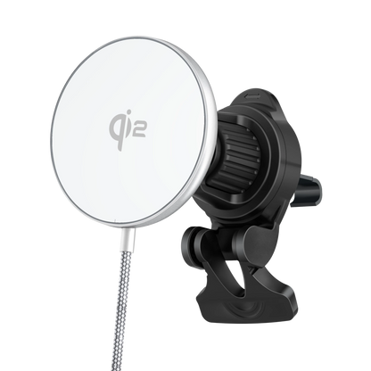 ELFESOUL 25W Qi2.2 Magnetic Wireless Car Charger Mount (360° Air Vent Stand) - ELFESOUL