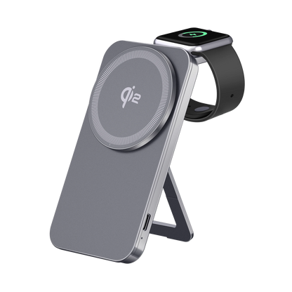 ELFESOUL Foldable 2-in-1 Magnetic Wireless Charger (Qi2 25W) - ELFESOUL