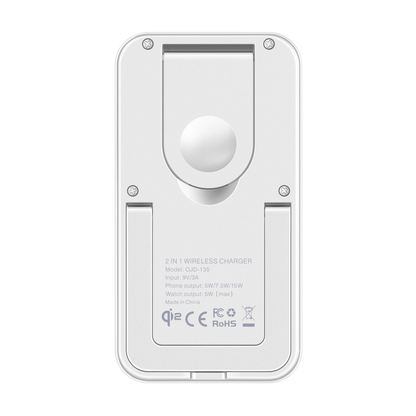 ELFESOUL Foldable 2-in-1 Magnetic Wireless Charger (Qi2 25W) - ELFESOUL