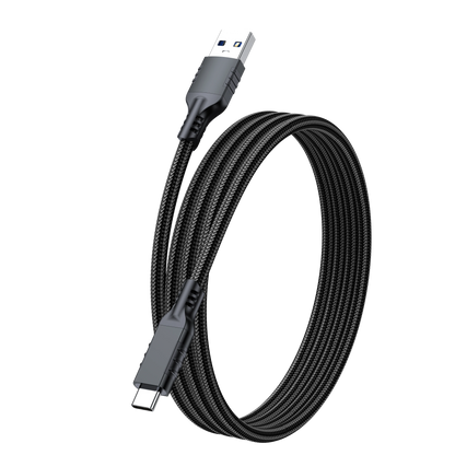 ELFESOUL USB 3.2 Gen 2 USB-A to USB-C Cable (10Gbps Data, 60W Fast Charging)