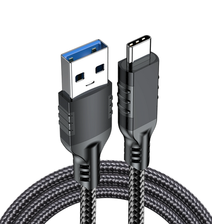 ELFESOUL USB 3.2 Gen 2 USB-A to USB-C Cable (10Gbps Data, 60W Fast Charging)