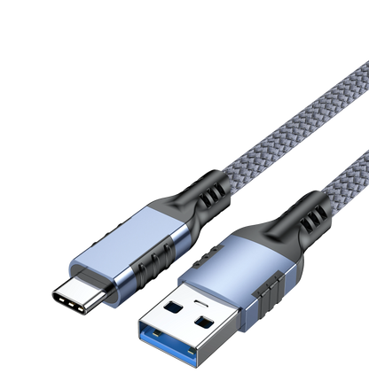 ELFESOUL USB 3.2 Gen 2 USB-A to USB-C Cable (10Gbps Data, 60W Fast Charging)