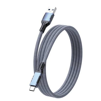 ELFESOUL USB 3.2 Gen 2 USB-A to USB-C Cable (10Gbps Data, 60W Fast Charging)