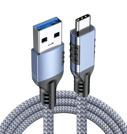 ELFESOUL USB 3.2 Gen 2 USB-A to USB-C Cable (10Gbps Data, 60W Fast Charging)