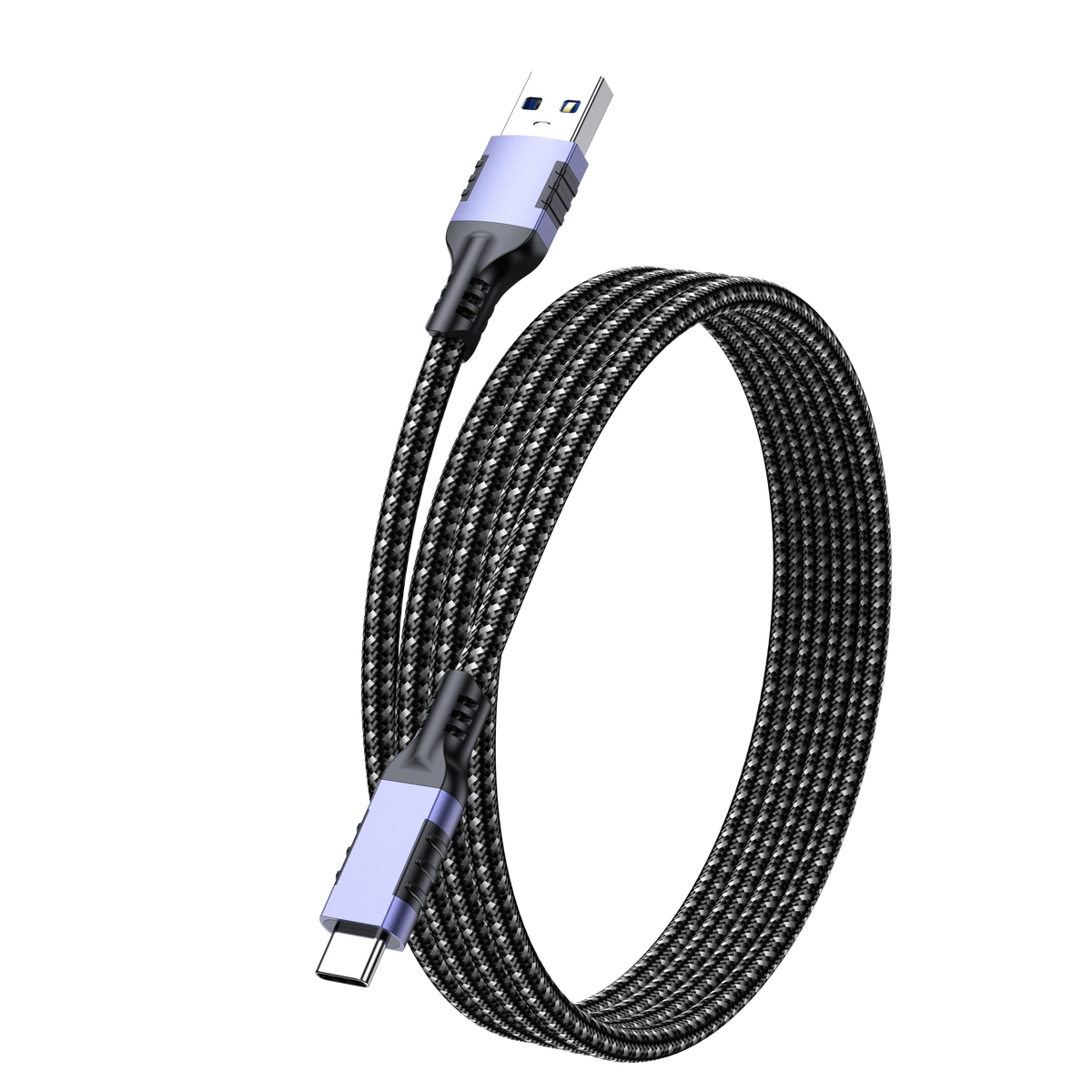ELFESOUL USB 3.2 Gen 2 USB-A to USB-C Cable (10Gbps Data, 60W Fast Charging)