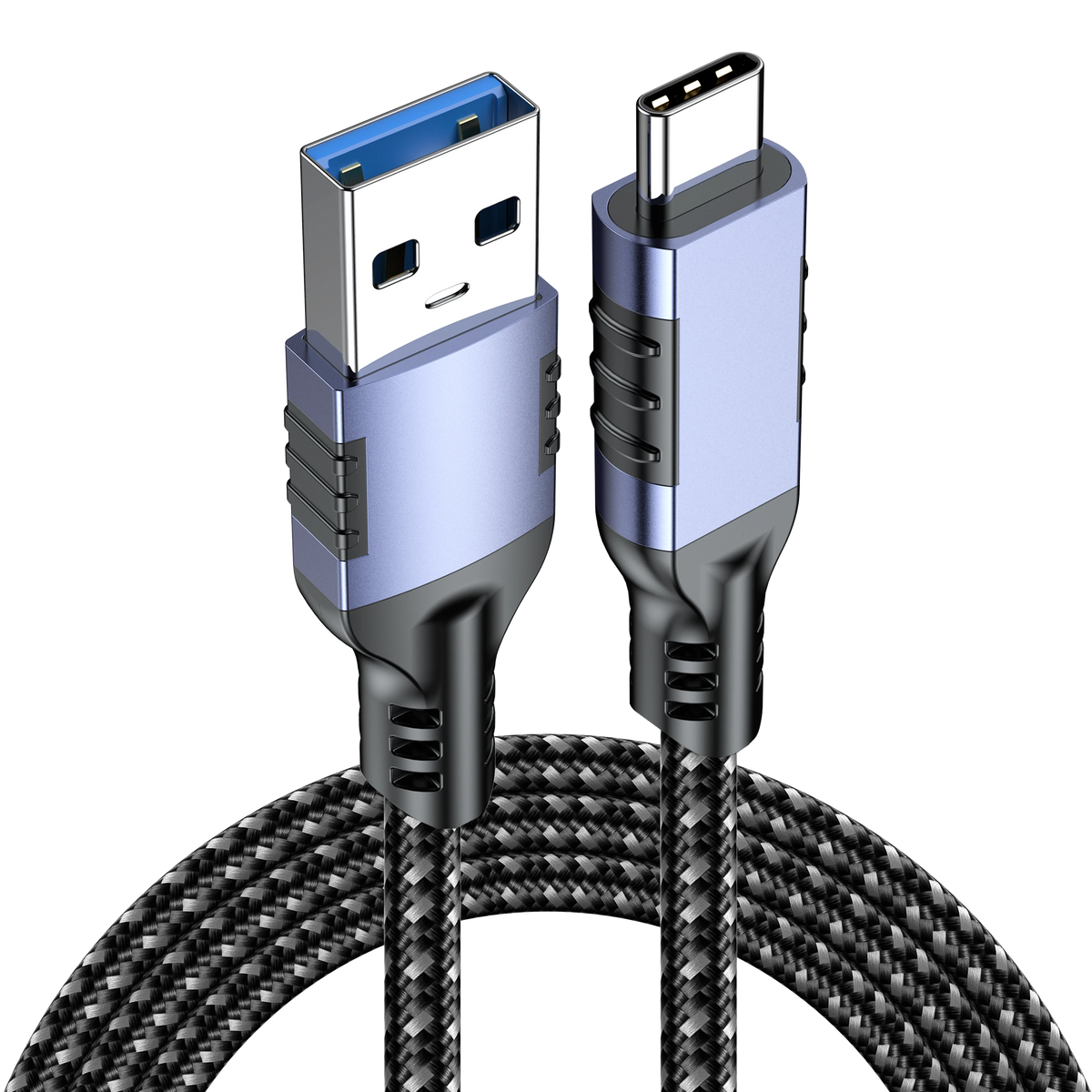 ELFESOUL USB 3.2 Gen 2 USB-A to USB-C Cable (10Gbps Data, 60W Fast Charging)