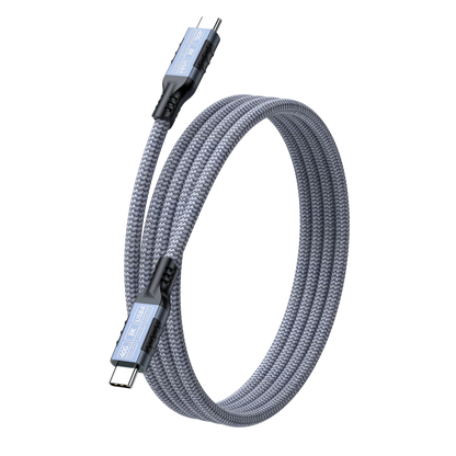 ELFESOUL USB4 USB-C to USB-C Cable (40Gbps Data, 240W Fast Charging, 8K Video)