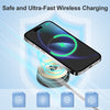 For Mag - Safe Charger, 15W Magnetic Wireless Charger for iPhone 17 Pro Max/17 Pro/17/17 Plus/16 Pro Max/16 Pro/16/16 Plus/15/14/13/12 Series AirPods 3/2/Pro/Pro 2 - ELFESOUL