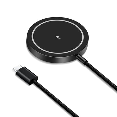 For Mag - Safe Charger, 15W Magnetic Wireless Charger for iPhone 17 Pro Max/17 Pro/17/17 Plus/16 Pro Max/16 Pro/16/16 Plus/15/14/13/12 Series AirPods 3/2/Pro/Pro 2 - ELFESOUL
