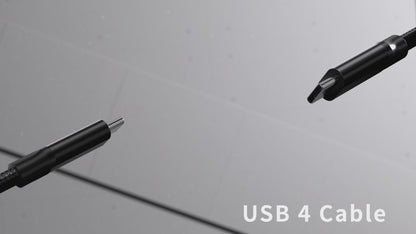 USB 4 Cable, 8K@60Hz UHD, 40 Gbps Data Transfer, 240W USB-C to USB-C Charging Cable (Thunderbolt 4 Compatible)