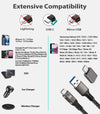 USB - A to USB - C Cable USB 3.1 USB 3.2 Gen2 10Gbps Data Charger Cord for Samsung and iPhone, MacBook, Nylon Braided. - ELFESOUL