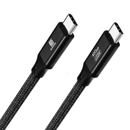 USB - C to USB - C Cable 6.6ft, 8K HD Display, 40 Gbps Data Transfer, 240W USB 4 Charging Cable for Thunderbolt 3/4 Cable, MacBook Pro, Type - C Laptop, and More. - ELFESOUL